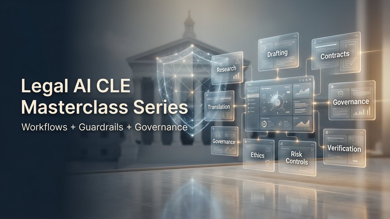 Legal AI CLE Masterclass Series
