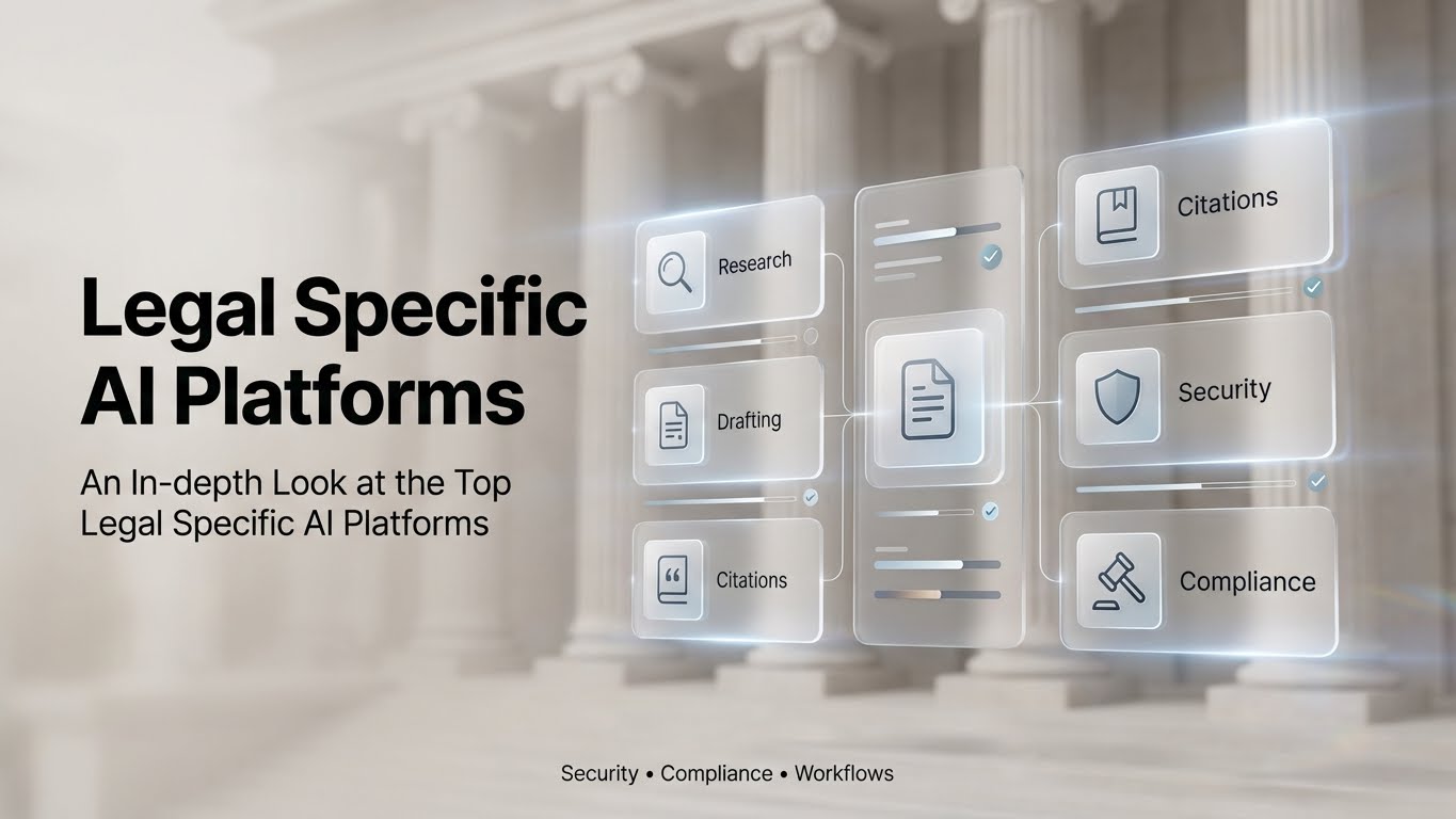 Legal Specific AI Platforms: An In-depth Look at the Top Legal Specific AI Platforms including LexisAI and Westlaw’s Co-Counsel